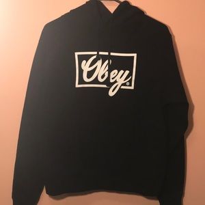 Obey Tops - Black Obey Hoodie Obey Tops - Black Obey Hoodie